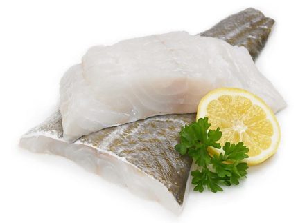 Kabeljauwfilets met huid vers